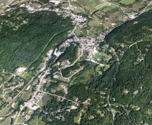 Aerial Photo Stowe VT