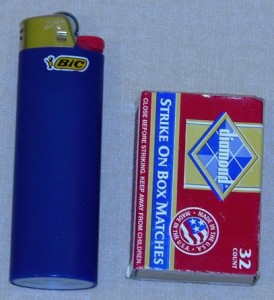 Lighter and Matches