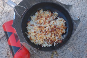 Hashbrowns and Bacon