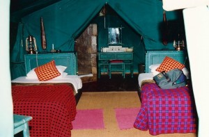 Inside Tent Cabin